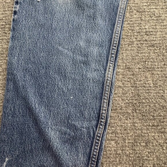 Levis 550 Jeans Mens 36x24 Blue Relaxed Fit Baggy Distressed Paint Splatter - Picture 9 of 16